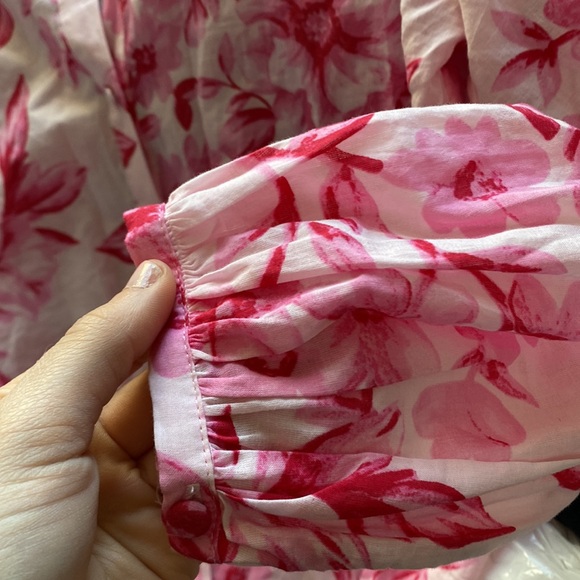 Floral Pink Blouse ZARA - Picture 3 of 4